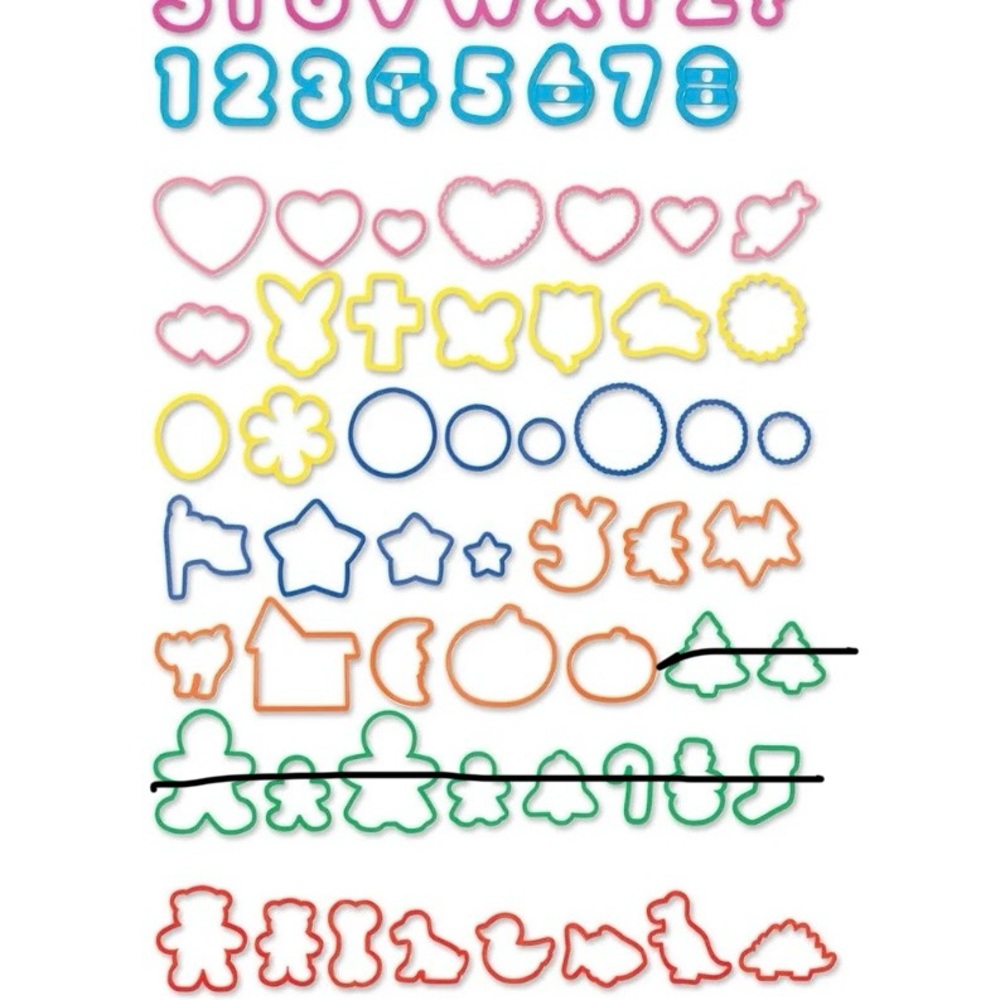 Wilton Colorful Cookie Cutters Set - Picture 2 of 10